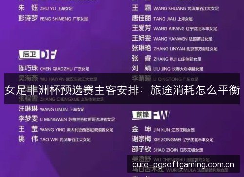 女足非洲杯预选赛主客安排：旅途消耗怎么平衡